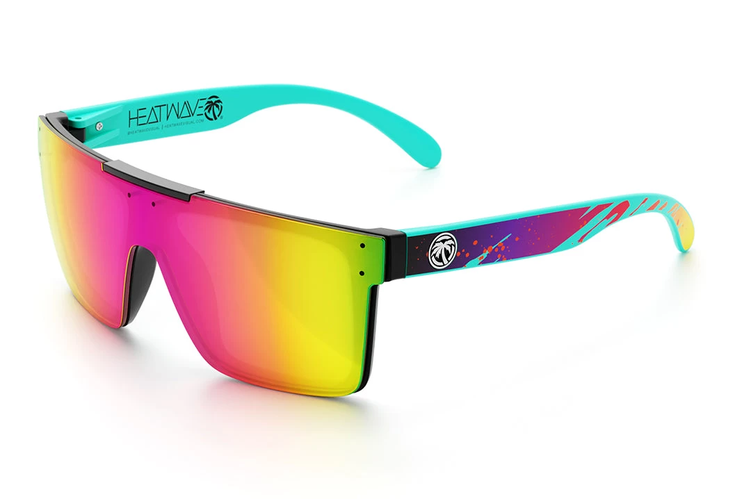 Quatro Sunglasses: Aqua Splash Customs