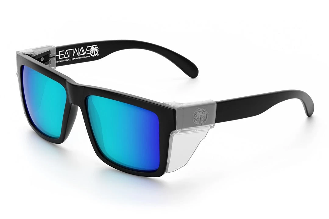 VISE Z87 Sunglasses Black Frame: Galaxy Lens - Image 4