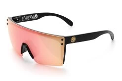 Lazer Face Sunglasses: Rose Gold Z.87
