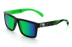 VISE Sunglasses: Aerosol Green Customs