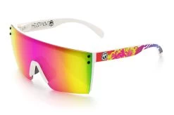 Lazer Face Sunglasses: WHITE FRAME Napalm Customs