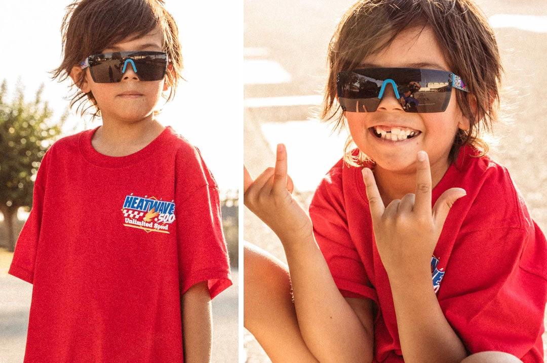 Kids Lazer Face Sunglasses: Static - Image 4