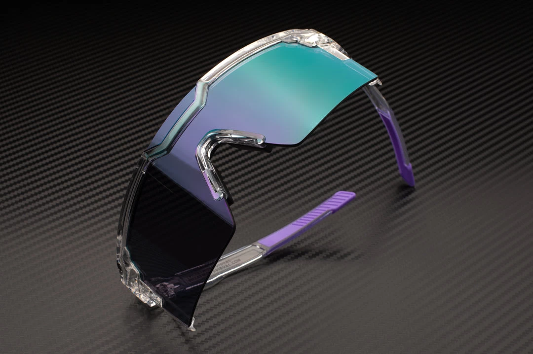 Future Tech Sunglasses: Vapor Clear Frame Ultra Violet Lens Z87+ - Image 4