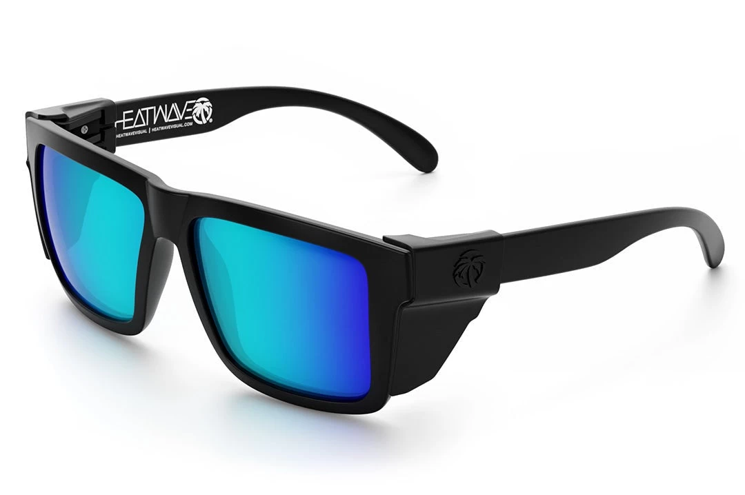 XL VISE Z87 Sunglasses Black Frame: Galaxy Lens - Image 3