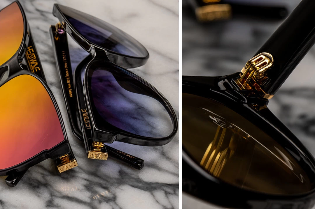 Carat Sunglasses: BLACK - Image 13