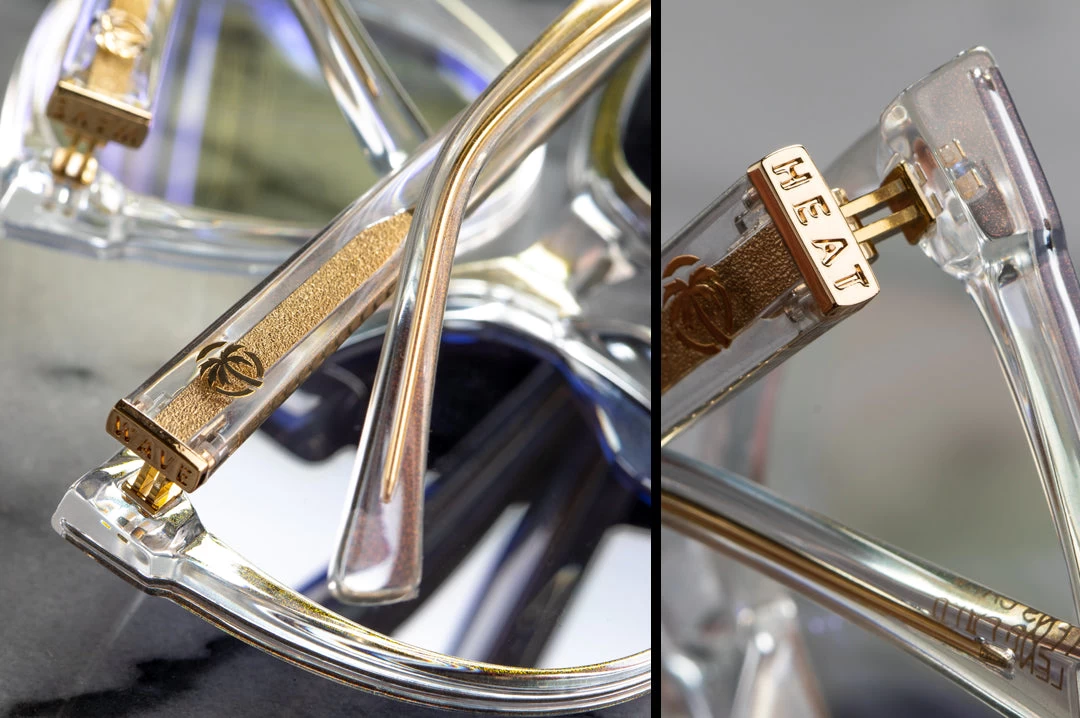 Carat Sunglasses: Clear Sparkle - Image 5