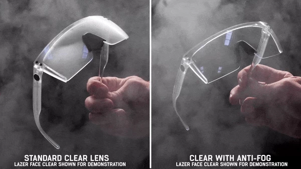Future Tech Glasses: Vapor Clear Frame Anti Fog Clear Lens Z87+ - Image 2