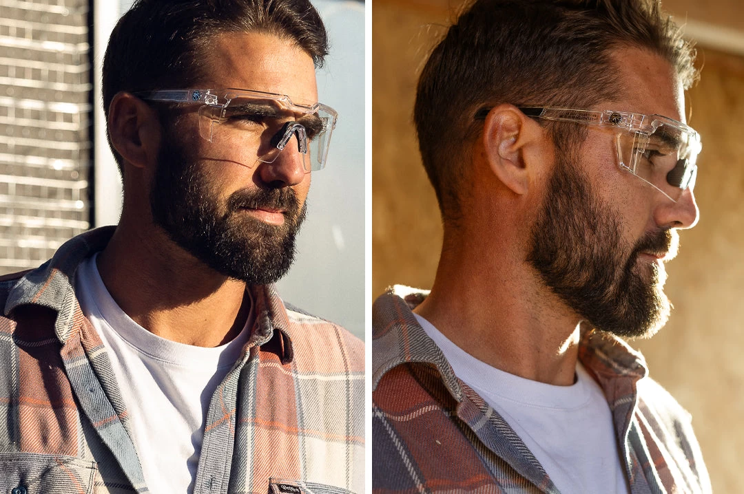 Future Tech Glasses: Vapor Clear Frame Anti Fog Clear Lens Z87+ - Image 3