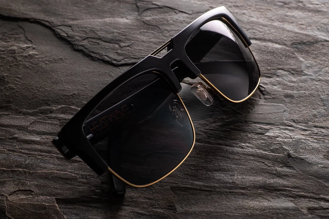 Interceptor 2.0 Sunglasses: BLACK/GOLD - Image 5