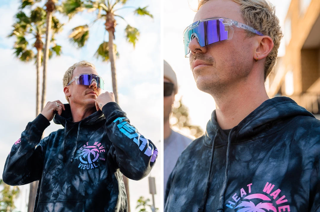 Future Tech Sunglasses: Vapor Clear Frame Ultra Violet Lens Z87+ - Image 2